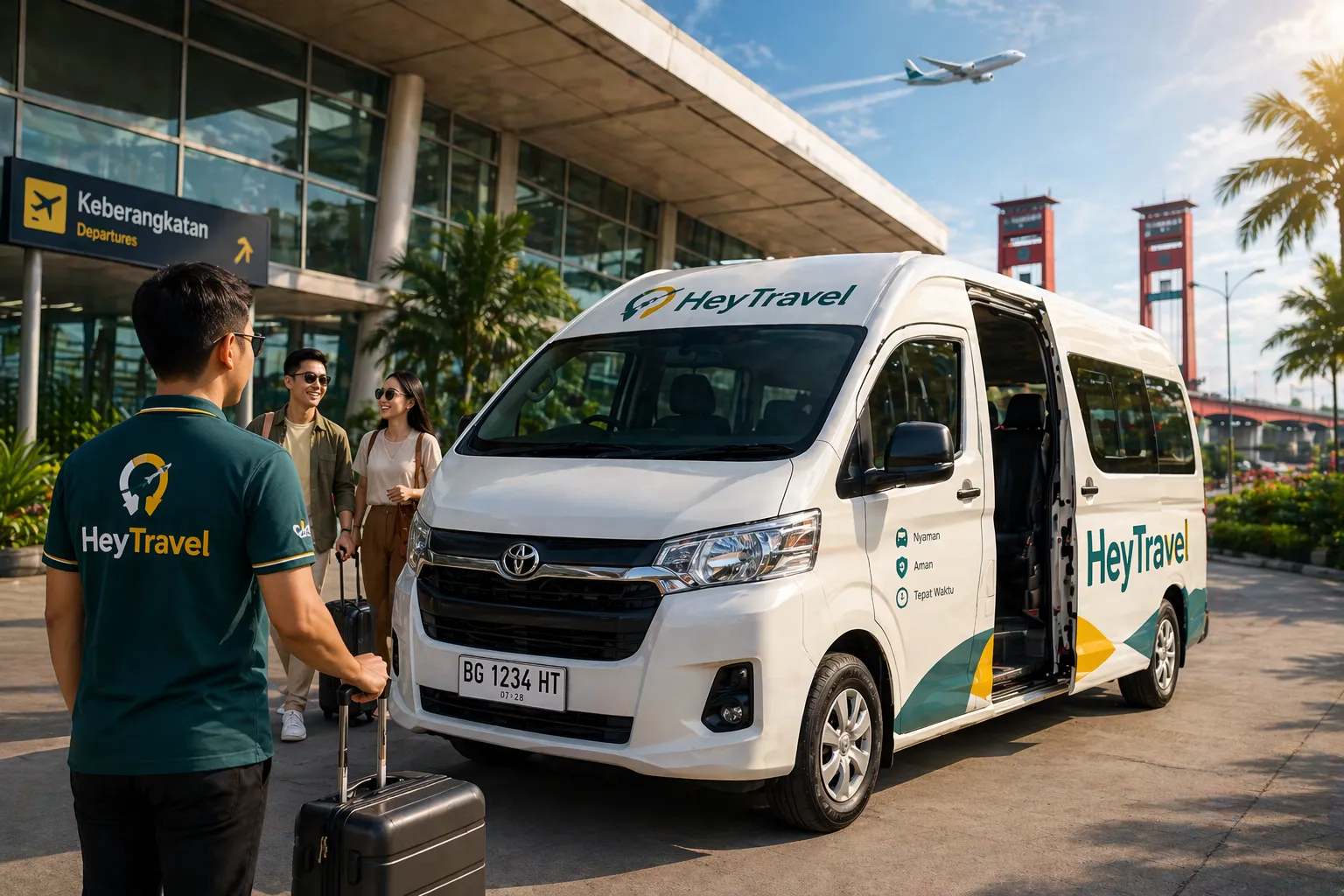 Tim HeyTravels melayani perjalanan di Palembang
